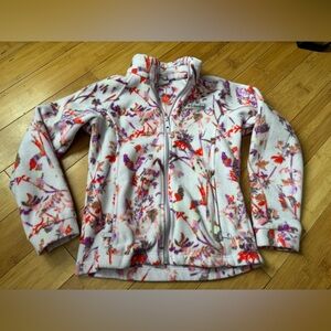Columbia fleece jacket. Zip front. Girls Sz M 10/12. Wicked fast shipping.